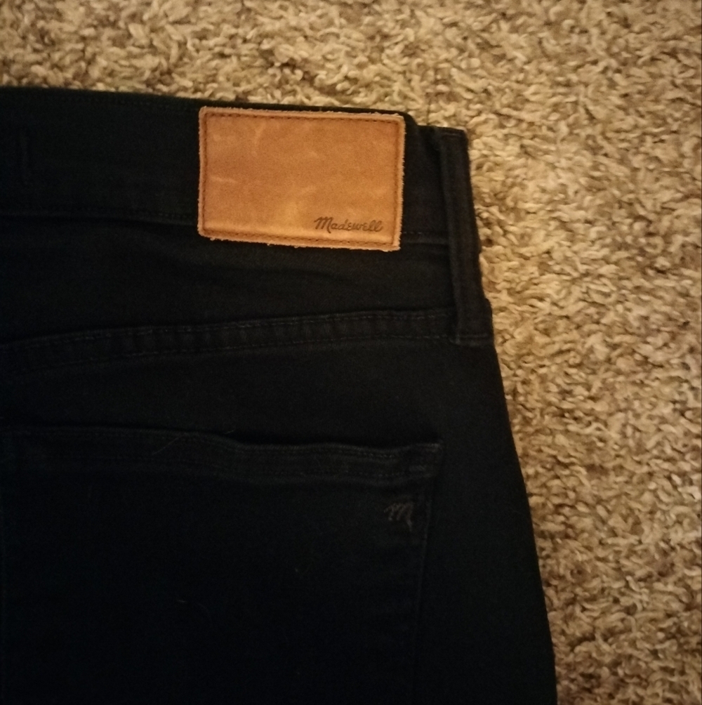 Madewell Women's Black 9" High-rise Skinny Jeans Size 27 - Picture 6 of 8